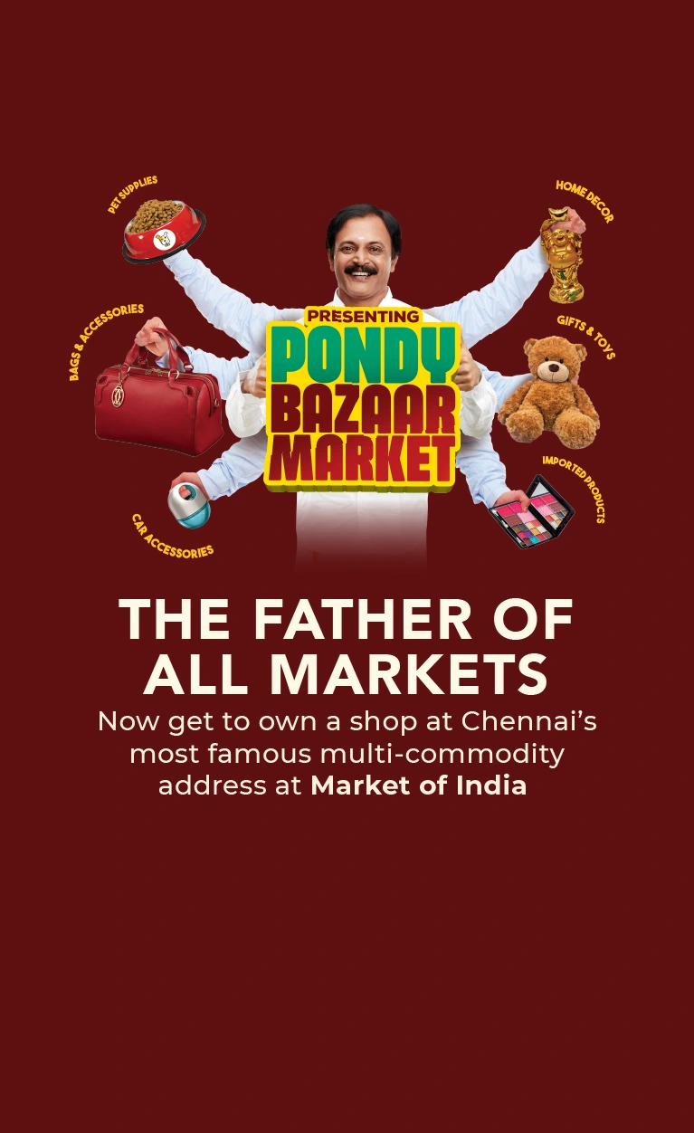 Pondy Bazaar at Market of India Multicomodity Market in Chennai Pondy Bazar 